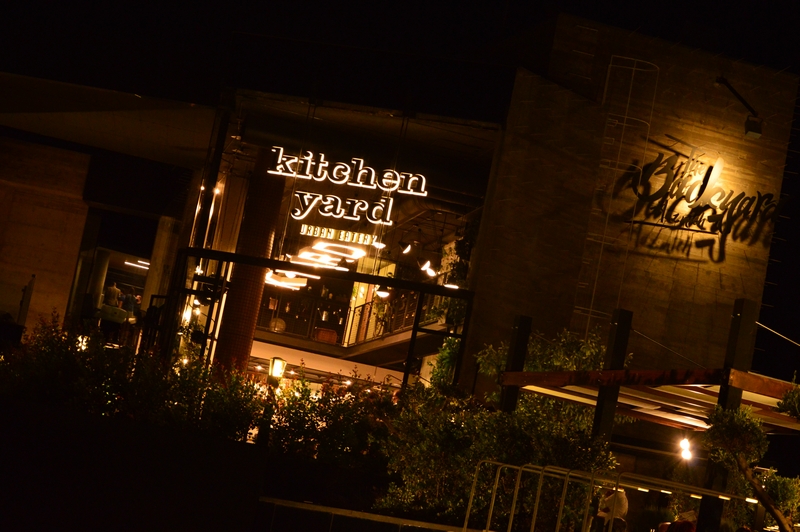 Kitchen Yard on Saturday Night